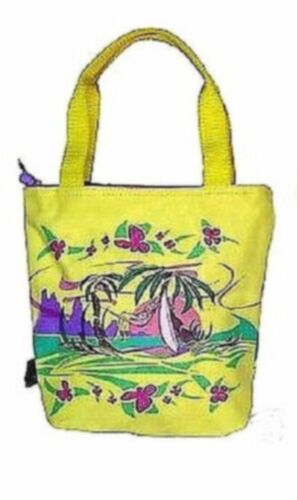 Waterproof Canvas Tropical Theme Beach Bag Hibiscus Sea Turtle Flamingo Scuba - Picture 8 of 31