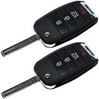 Lot de 2 télécommande d'entrée sans clé HQRP porte clé à rabat pour KIA Soul Optima Sportage 13-16