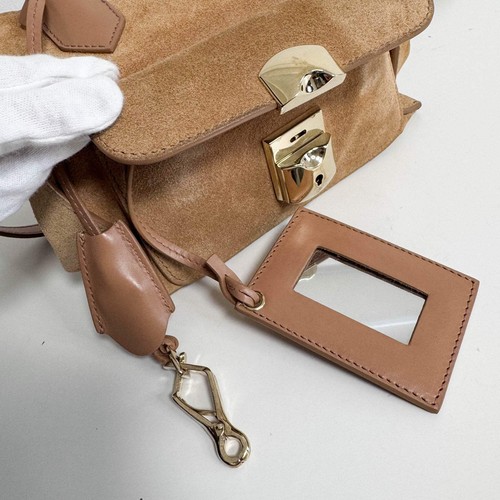 BALENCIAGA Brown Suede Top Handle Bag - Picture 18 of 18