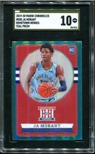 2019-20 Chronicles Hometown Heroes Teal Ja Morant #550 RC SGC 10 GOLD PRISTINE