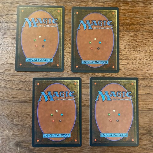 4x Circle of Protection White NM+ NEVER PLAYED MTG Fourth 4th Ed Magic FREE SHIP - Picture 2 of 2