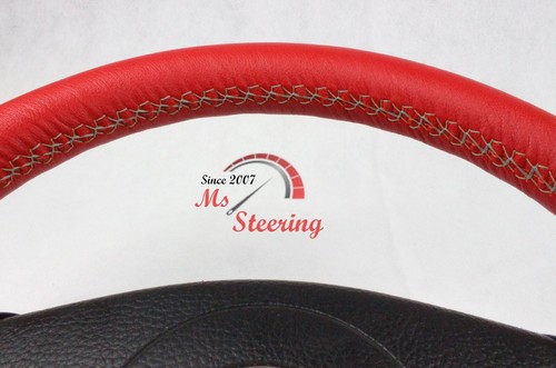 CUBIERTA VOLANTE PIEL ROJA PARA MINI PACEMAN 14-16, GRIS CLARO 2 PUNTOS - Imagen 4 de 5