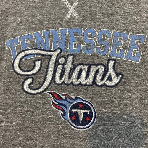 Tennessee Titans women’s size medium NFL long sleeve raglan shirt grey blue top - Picture 3 of 11