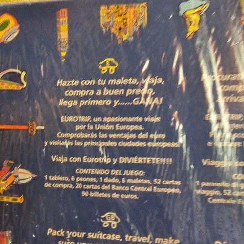 EUROTRIP ~ Raro gioco da tavolo vintage 1998 nuovo con scatola viaggi cultura europea lingua - Foto 8 di 14