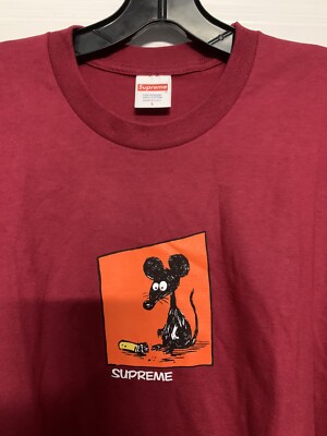 Supreme Mouse Tee Cardinal Size L | eBay