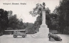 Rock of Gibraltar Rosia Bay British Colony Naval Base Harbor Vtg Postcard H29