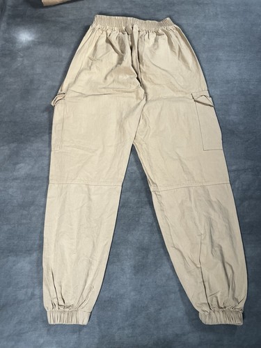 Lot Of 2 Cargo Beige Tan Pants Mixed Brands Teenage Girl Sized 12 - Picture 10 of 11