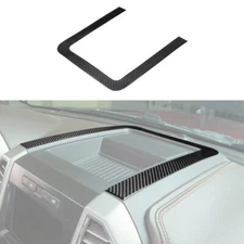 Real Carbon Fiber Center Console Storage Box Decor Trim For Ford F150 2015-20