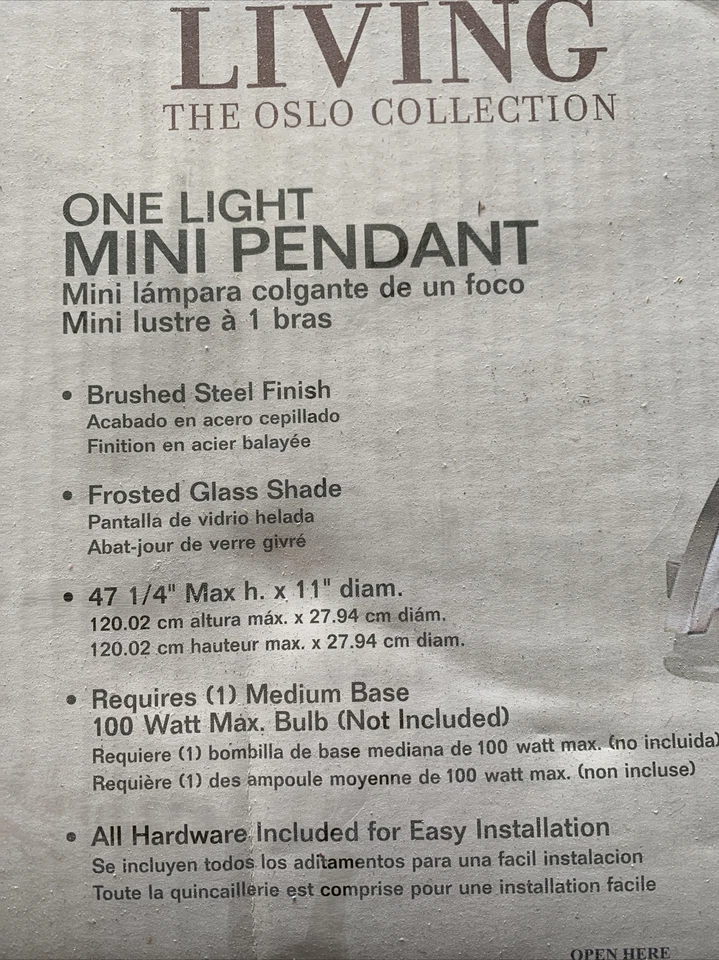 Royce Lighting Indoor Living One Light Mini Pendent (set of 2) - Image 3 of 3