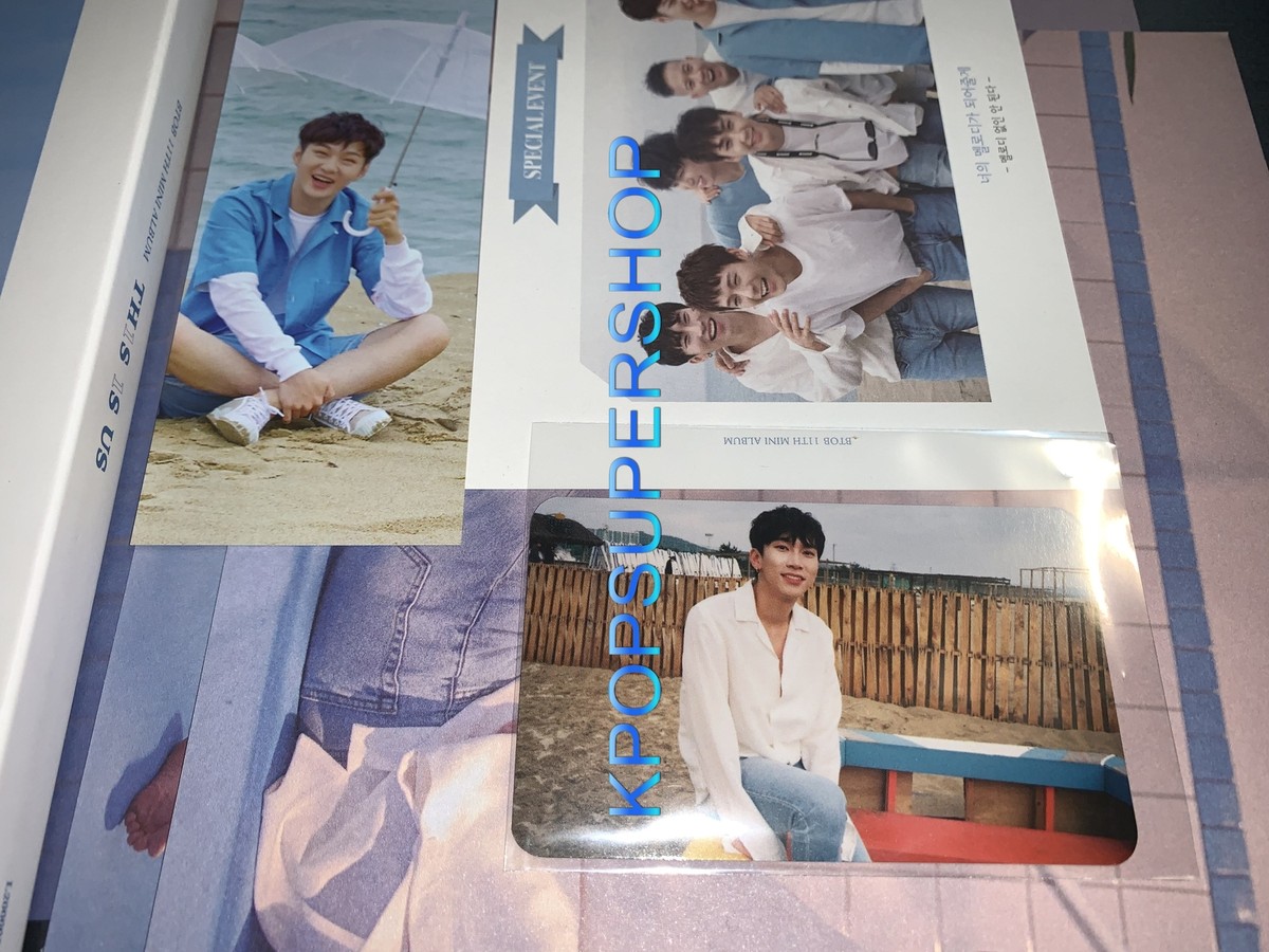 BTOB 11th Mini Album This is Us CD Eunkwang Photocard Great