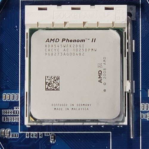 Gigabyte Motherboard GA-M68MT-D3 AM3 with AMR Phenom II X2 CPU - Picture 2 of 9