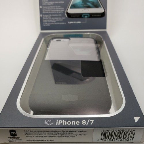 Dash X-Doria for iPhone 8 / 7 - Black Leather NEW IN BOX - Picture 7 of 9