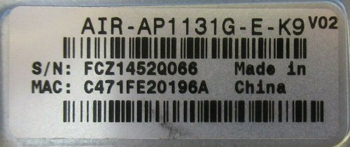 Cisco Aironet AP1131AG 802.11b/g Wireless Access Point AIR-AP1131AG-E-K9 - Picture 5 of 9