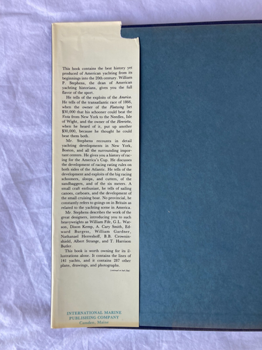 Traditions & Memories of American Yachting - William P. Stephens 1981 HC/DJ - Foto 8 di 22