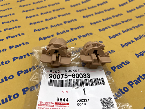 Toyota Highlander 4Runner Tail Light Socket OEM New Set of 2 - Picture 2 of 4