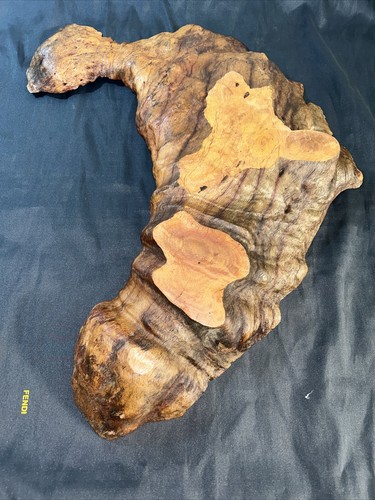 Large Stunning Red Oak Burl Timber Platter. 50cm x 44cm - Picture 13 of 18