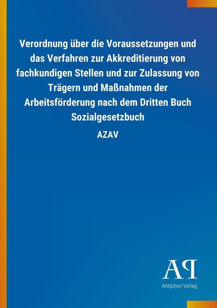 Thumbnail - Verordnung Über Die Voraussetzungen Und Das Verfahren Zur