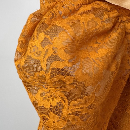 Nuevo con etiquetas Mini Vestido Dundas Floral Encaje Un Hombro Volantes Amarillo Talla 2 $2490 Glamour - Imagen 13 de 17