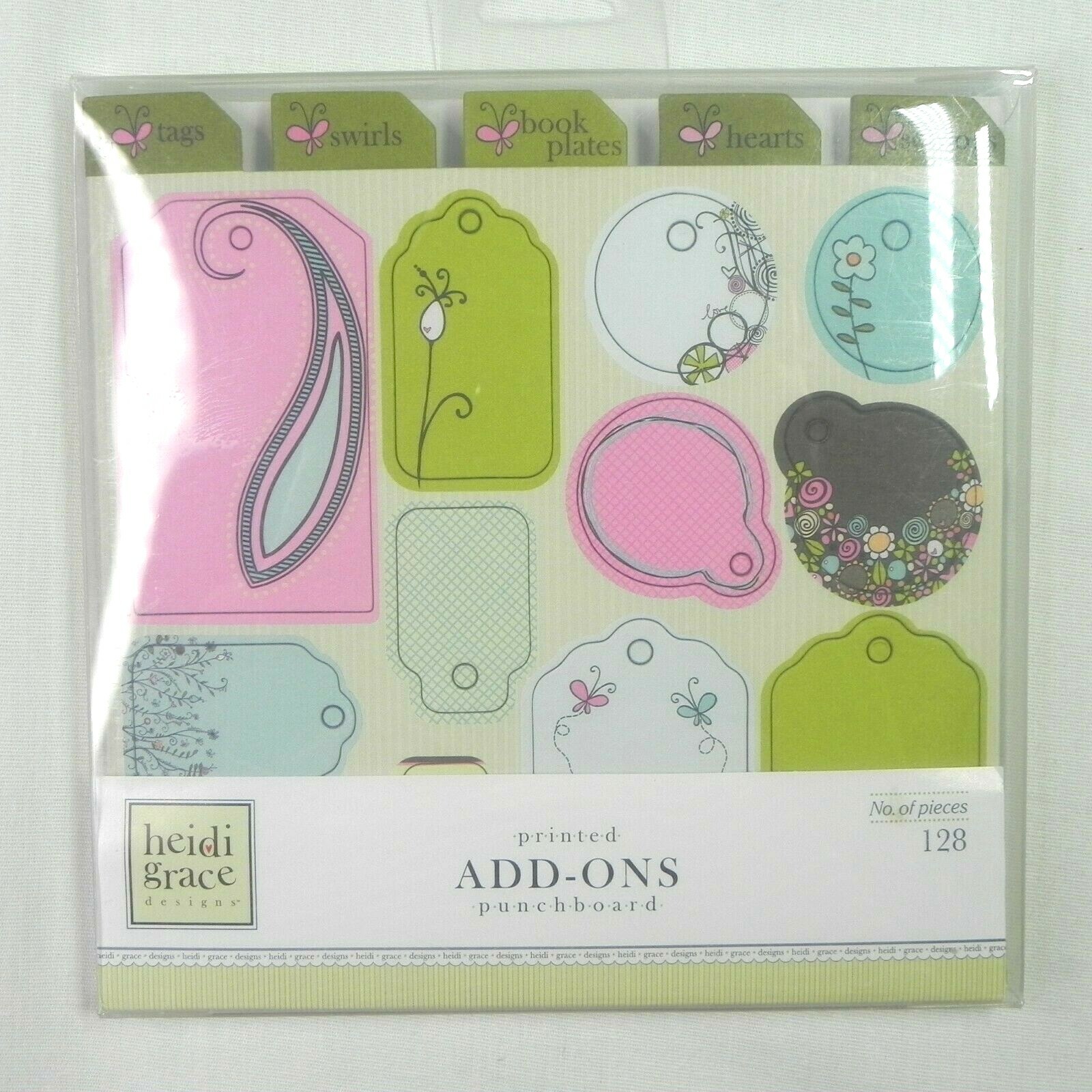 Heidi Grace Designs Punchboard Display Halloween 18 Pieces Scrapbook Craft
