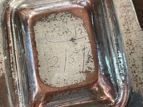 Pair Of Antique Sheffield Plate Salt Cellars - Picture 6 of 7