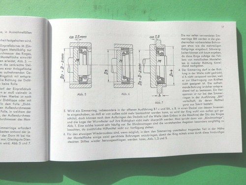Freudenberg Simmerring Katalog, Moped, Motorräder, PKW, LKW, Busse 1955 - Bild 3 von 6