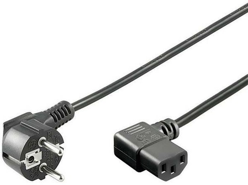 3m CABLE CORDON Alimentation Electrique Secteur Coudé - PC TV Vidéo projecteur - Photo 3/3
