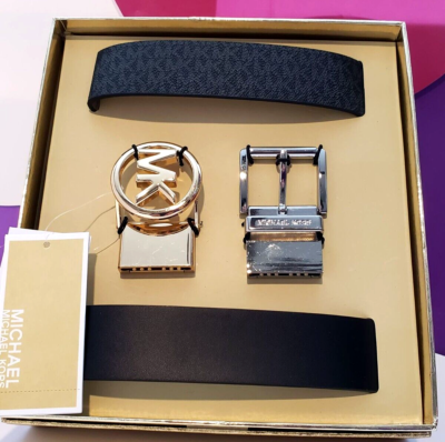 Michael Kors Reversible Gold Belt Set Michael Kors Women main image 4