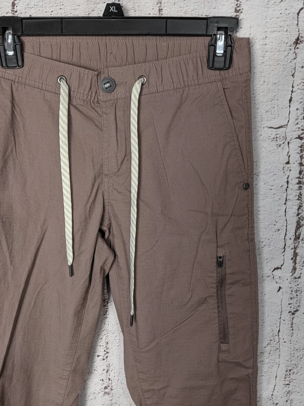 vuori ripstop elastic waist drawstrings pants