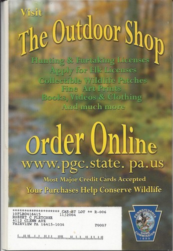 Pennsylvania Spiel Nachrichten Juni 2003 Cover von Hal Korber Schwarz gekrönter Nachtreiher - Bild 3 von 3