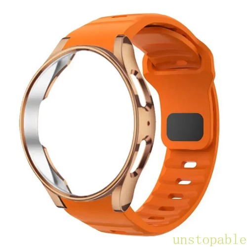 Silicone Band+Case for Samsung Galaxy Watch 7 6 5 4 FE 40mm 44mm Classic 43/47mm - Picture 29 of 35