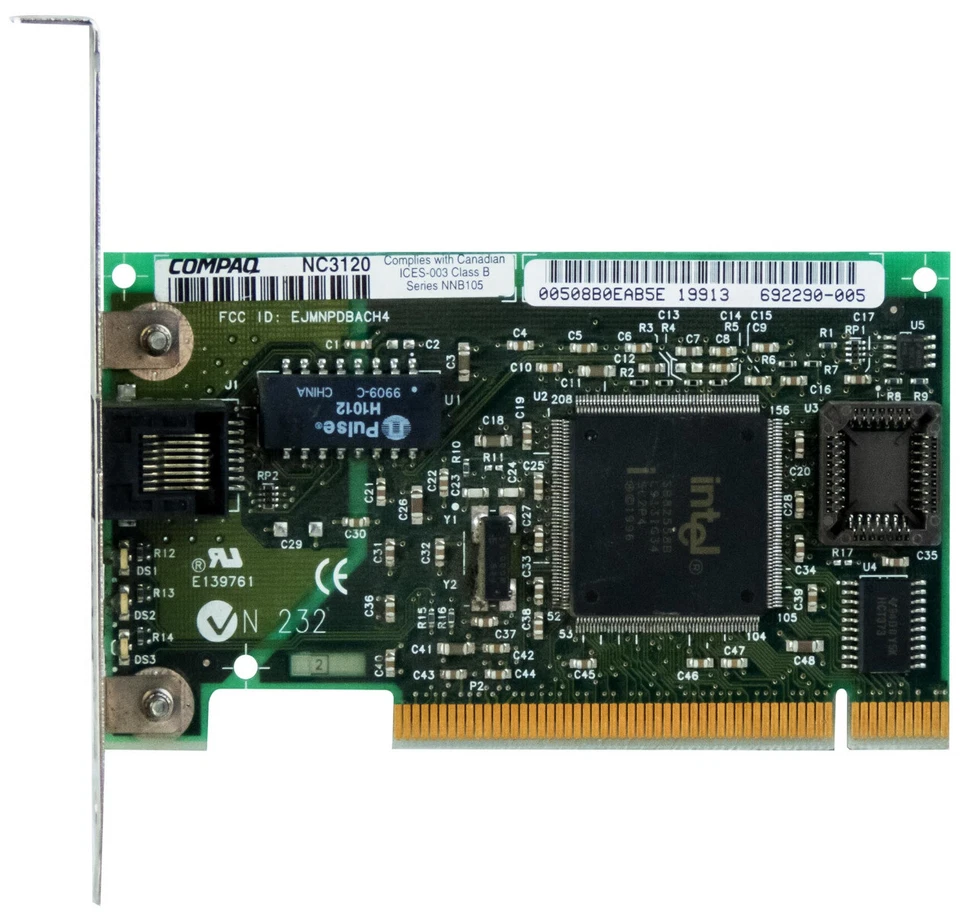 Ethernet Compaq NC3120 317606-001 10/100TX PCI - Immagine 2 di 2