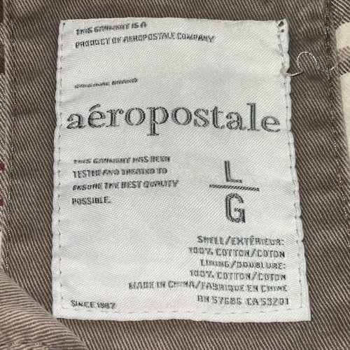 Chaqueta Aeropostale Para Mujer Grande Marrón Tostado Franela Forrada Abrigo Capucha Extraíble - Imagen 2 de 18