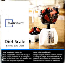 Mainstays Kitchen Diet Scale Weighs up to 2lb...