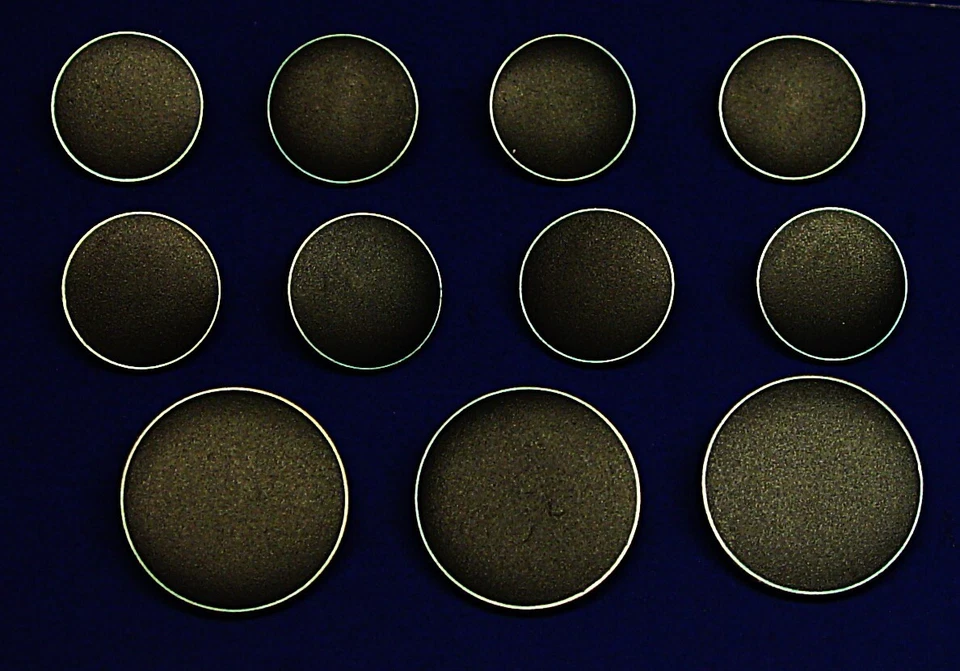 ALFANI replacement buttons 11 pcs black stone effect non-shiny quiet sophisticas - Image 3 of 4