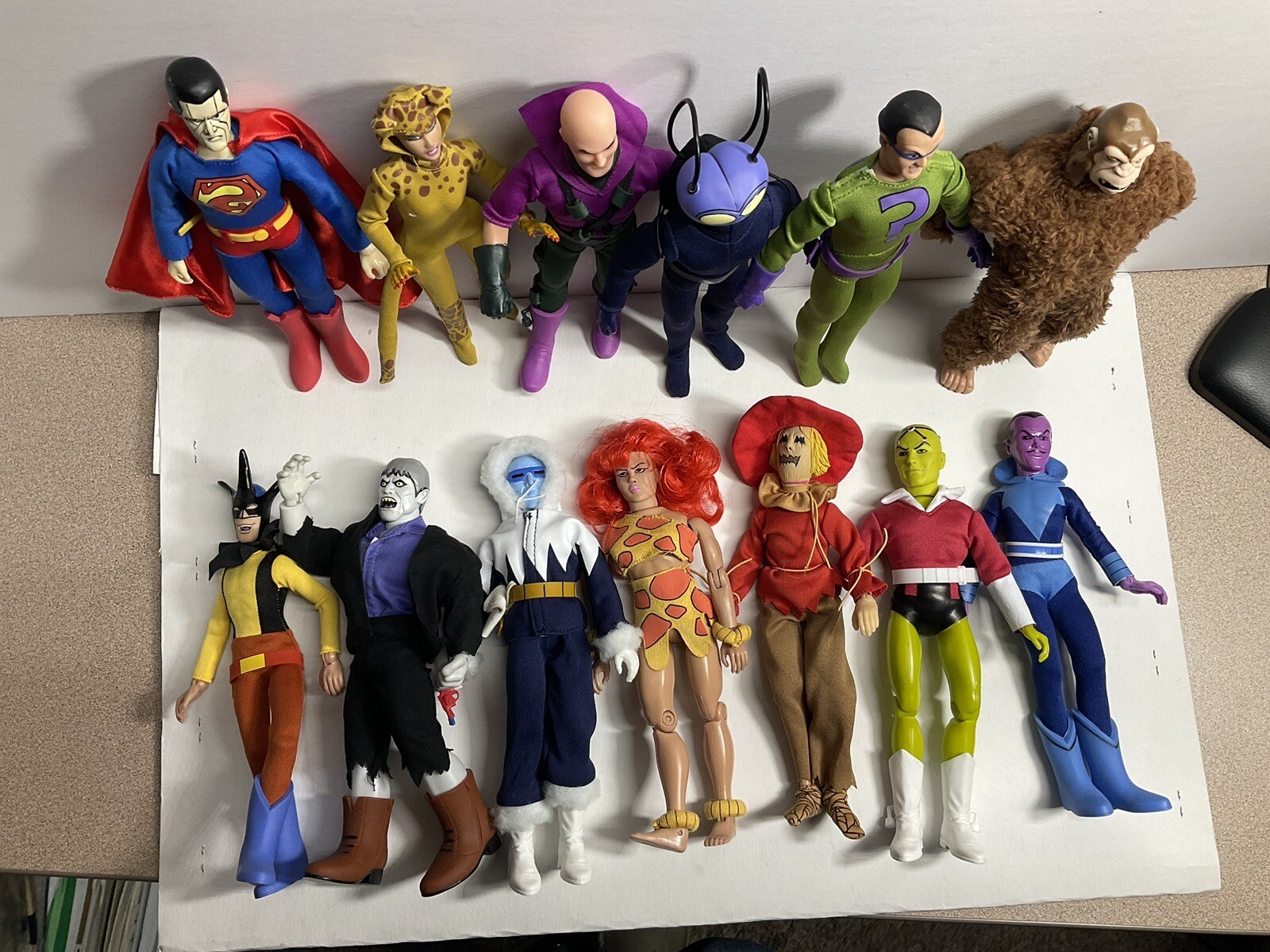 Figures Toy Company 8" DC Mego 24 Figures Super Friends/ Legion Of Doom
