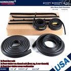 FIT Chevy GMC Truck Front Door Window Run Sweep Felts Weatherstrip Seals Kit NEW