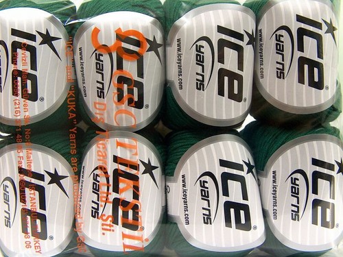 8-Skein Lot Baby Summer DK Yarn light cotton 8x50g/105m Emerald Green - Picture 4 of 4