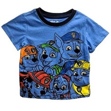 Toddler Boys Paw Patrol "The Gang" Short Sleeve T-Shirt Size 2T 3T 4T 5T NWT