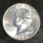 1958 Silver Washington Quarter Original Uncirculated - High Quality Scans #P657