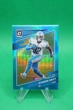 2021 Donruss Optic Base Aqua SP /299 #85 D'Andre Swift Detroit Lions ES6