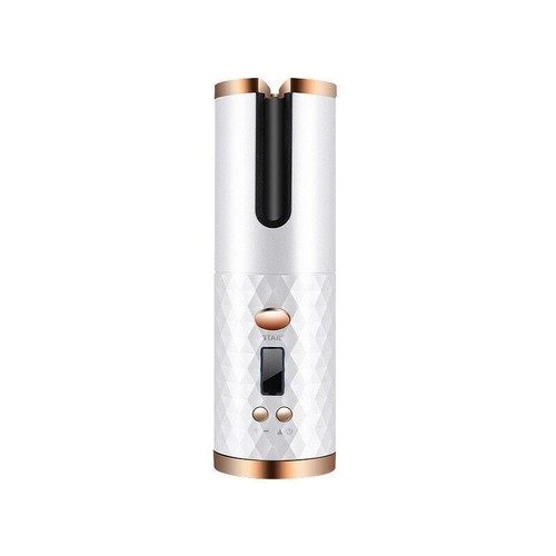Hair Curler LCD Cordless Auto Rotating Waver Curling Iron Ceramic Wireless USA - Picture 11 of 11