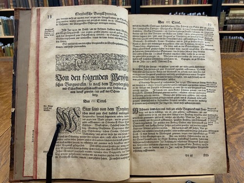 1590 Berg-Chronica & Bergwercken, Petrus Albinus Part II ONLY, First Edition - Picture 10 of 24