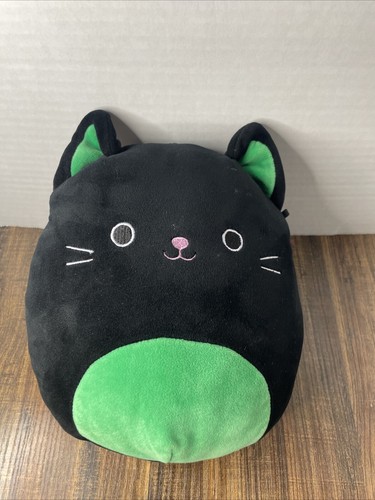Squishmallow Cleo the Black & Green Cat 8” Halloween 2019 Plush Stuffed Kitty
