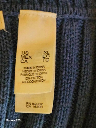 Liz & co Women's Sweater Long Sleeve Cable Knit XL Pocket Chunky - Picture 10 of 11