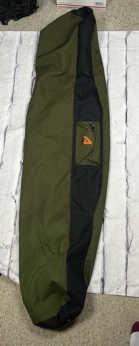 ATHALON SNOWBOARD PREMIUM BAG (NOT PADDED) Has Cuts In Bag Green 67”X 18”W - Picture 2 of 9