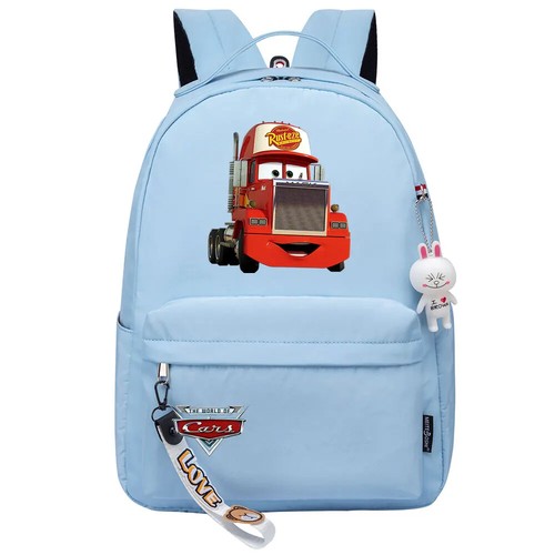 Cars Lightning McQueen School Book Bags Bagpack Canvas Laptop Backpack new - Picture 5 of 48