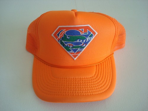 FLORIDA GATORS ORANGE ROPE  TRUCKER   90S GOLF BEACH SNAPBACK HAT CAP VINTAGE S5
