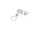 GENUINE KIA SOUL 2010-2011 REAR VIEW MIRROR ASSEMBLY RH, 87620-2K300