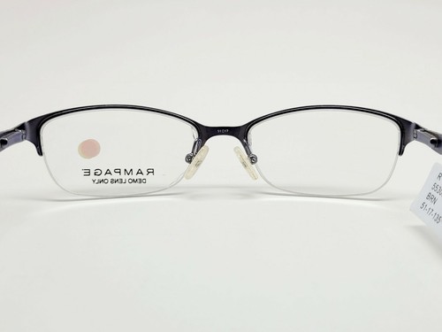 1 Unidad Nuevos Monturas de Gafas Marrones Rampage R174 51-17-135 #459 - Imagen 8 de 12