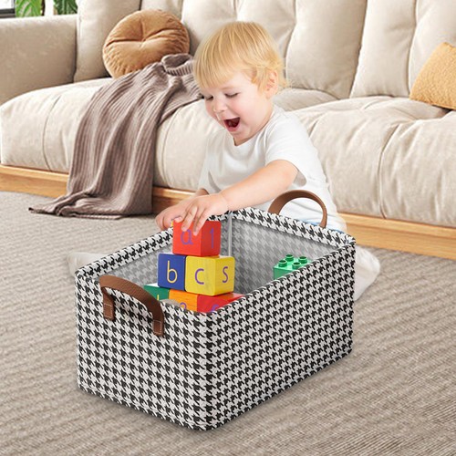 Fabric Foldable Storage Box Clothing Organizer Box Wardrobe Cube Closet Box - Picture 10 of 12